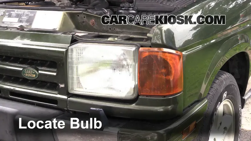 1998 Land Rover Discovery LSE 4.0L V8 Lights Turn Signal - Front (replace bulb)